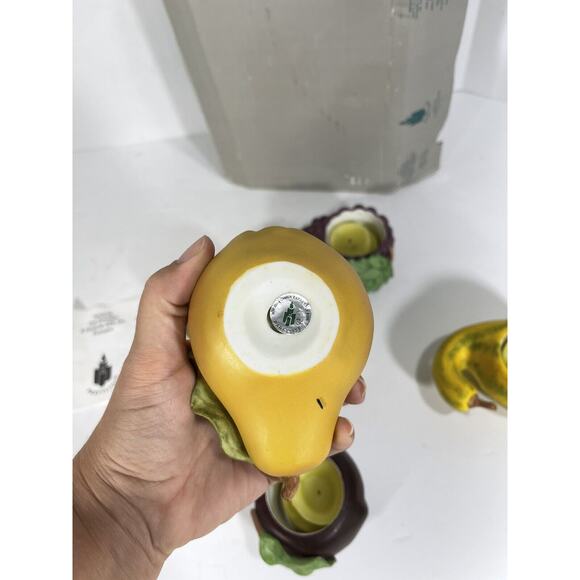 Partylite Harvest Medley Votive Tea Light Holders 5 Fall Fruits Vegg + Candles‎ - Picture 11 of 12